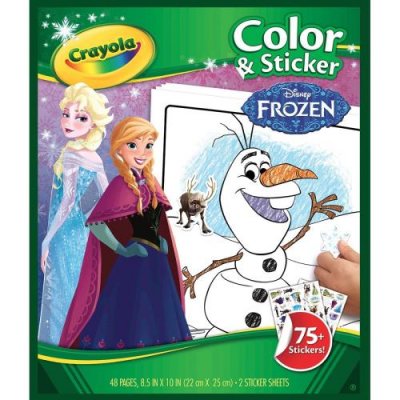 CRAYOLA Album de coloriage et autocollants  Frozen La Reine des Neiges