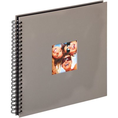 WALTHER Album photo &agrave; spirales  50 pages Fun - L 30 x l 30 cm - Taupe