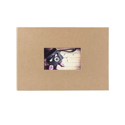 PANODIA Album photo traditionnel Studio kraft 60 pages 180 photos 10x15
