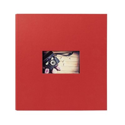 PANODIA Album photo traditionnel studio rouge 60 pages 300 photos 10x15 276171