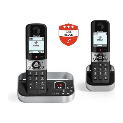 ALCATEL  F890 Voice Duo Wireless Phone Noir
