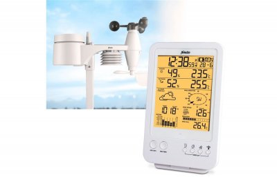 ALECTO  Station m&eacute;t&eacute;orologique sans fil WS-4800 Blanc