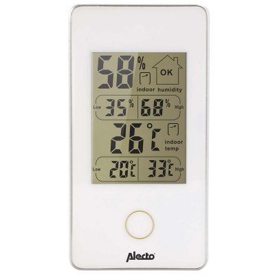 ALECTO  WS-75 - Thermom&egrave;tre int&eacute;rieur num&eacute;rique, blanc