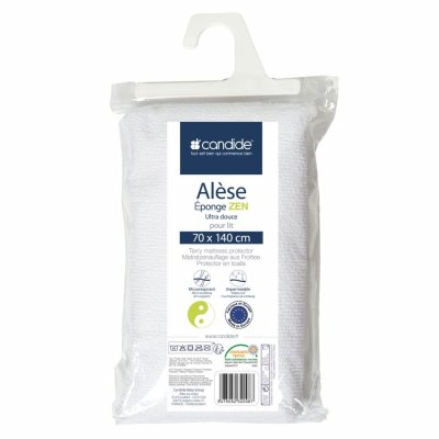 CANDIDE Al&egrave;se &Eacute;ponge Viscose De Bambou Blanc 70 X 140 Cm - 