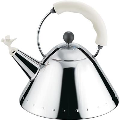 ALESSI  - 9093 bouilloire &laquo; Bird Kettle &raquo;, poli / blanc
