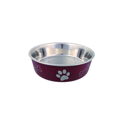 TRIXIE Alimentateur en plastique en acier inoxydable avec rails 21 cm 