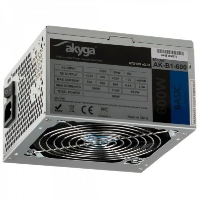 AKYGA Alimentation atx basic ak-b1 600w AK-B1-600