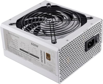 MARS GAMING Alimentation PC ATX 650W -  MPB650 - 90% d'Efficacit&eacute;