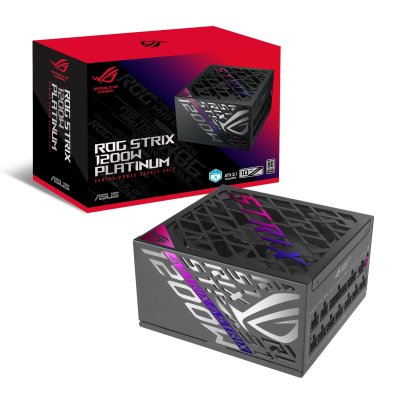 ASUS Alimentation PC modulaire  ROG Strix 1200W 80 PLUS Platinum noir