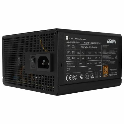 THERMALRIGHT Alimentation PC -  - TB650S - 650W - 80+ Bronze - Non modulaire - ATX 3.0 - Noir 