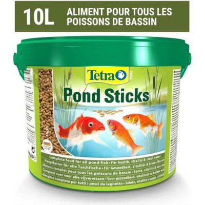 TETRA Alimentation  Pond Sticks pour poissons de bassin Contenance 10 litres