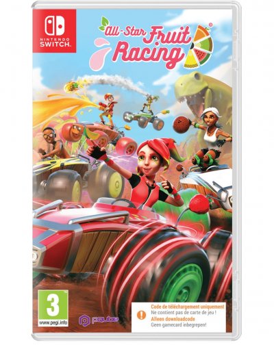 PQUBE All Star Fruit Racing Nintendo SWITCH (Code de t&eacute;l&eacute;chargement) 