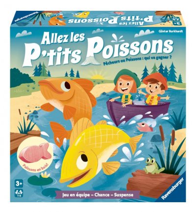 RAVENSBURGER Allez les p'tits poissons - Jeux enfants - 00020991 - D&egrave;s 3 ans.