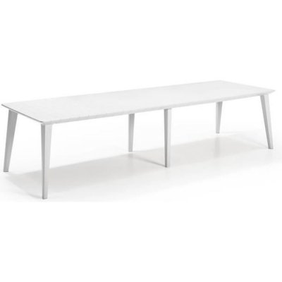 ALLIBERT BY KETER Allibert jardin table lima 320 8-10 personnes avec allonge - design contemporain - blanc
