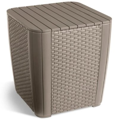 ALLIBERT BY KETER Allibert - Petite table de jardin Luzon Cappuccino 223931 Cappuccino
