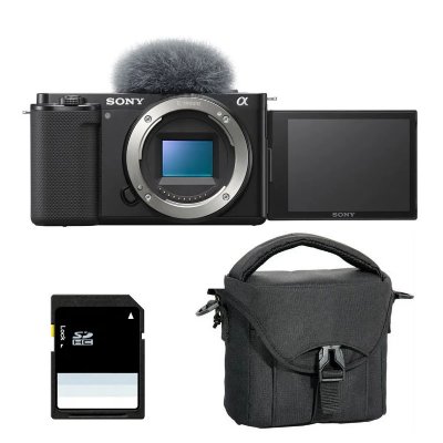 SONY ALPHA ZV-E10 NOIR NU + Sac + SD 8 Go 