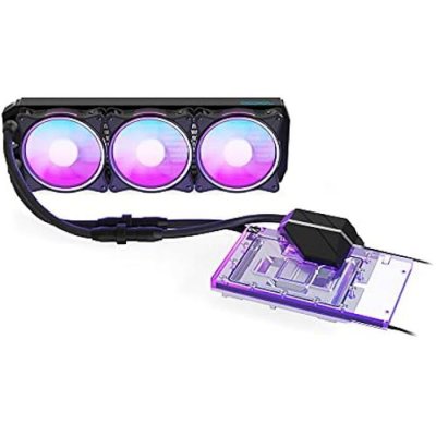 ALPHACOOL  eiswolf 2 gpu aio 360 mm rtx 4090 founders edition mit back