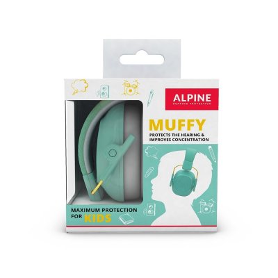 ALPINE  MKIDS-MT - Casque auditif enfant Muffy Kids - Menthe 