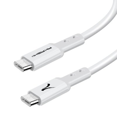 AKASHI ALTADIF -  Cable USB Type-C vers USB Type-C Blanc