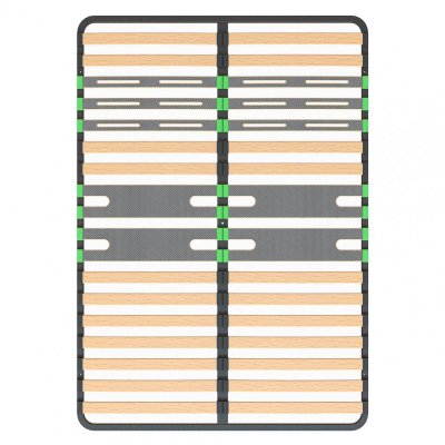 ALTOBUY ALTOZONE - Sommier 2x16 Lattes 120x190cm - 