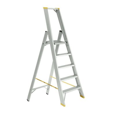  Alve - forte Escabeau en aluminium 5 marches - 5 marches