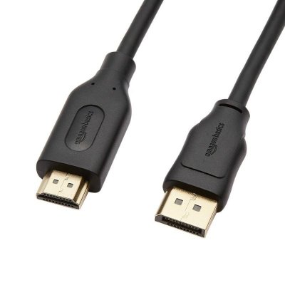 AMAZON BASICS  C&acirc;ble DisplayPort vers HDMI - 1,8 m, Paquet de 10