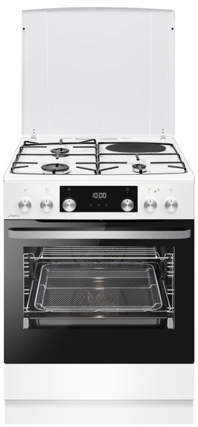 AMICA  - cuisini&egrave;re mixte 77l 4 feux blanc acm7037rb - ACM7037RB