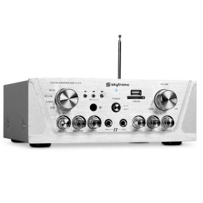 SKYTRONIC Ampli HiFi Karaok&eacute; Receiver Stereo MP3 USB SD