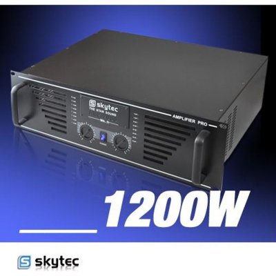 SKYTEC Amplificateur Professionnel Sky-600b - 2x300 Watt Noir