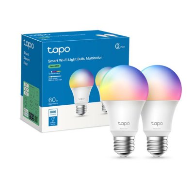 TP LINK Ampoule &agrave; Puce L530E Wifi E27 8,7 W 2500K - 6500K (2 uds)
