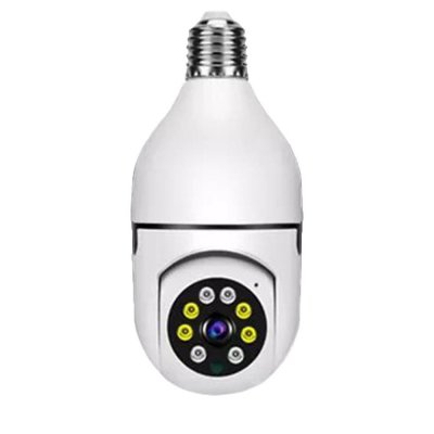 GENERIQUE Ampoule Cam&eacute;ra WiFi Surveillance Vision 355&deg; Nocturne
