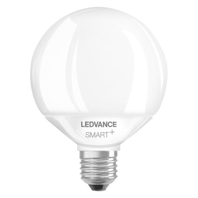 LEDVANCE Ampoule connect&eacute;e Smart+ WIFI Globe95 d&eacute;polie 100W E27 - Variation de blancs