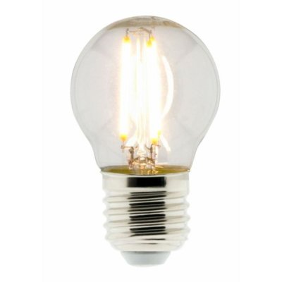 ELEXITY Ampoule D&eacute;co filament LED Sph&eacute;rique 4W E27 470lm 2700K (blanc chaud)