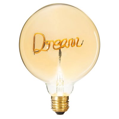 ATMOSPHERA Ampoule d&eacute;corative &agrave; filament ""dream"" 17cm ambre