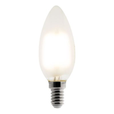 ELEXITY Ampoule LED D&eacute;co filament mate 4W E14 Flamme