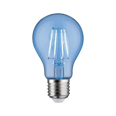  Ampoule LED Sp&eacute;cial - Bulbe - Verre clair - E27 - 1W - Bleu