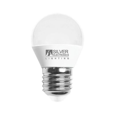 SILVER ELECTRONICS Ampoule LED Sph&eacute;rique  960727 E27 7W Lumi&egrave;re chaude