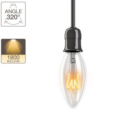 XANLITE Ampoule LED spirale E14 180lm 18W IP20 &Oslash;4 cm blanc chaud 