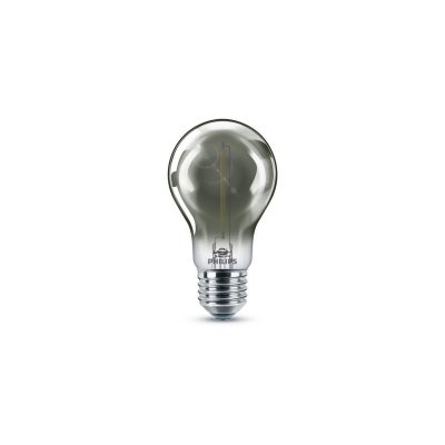 PHILIPS Ampoule led Standard Modern Filament Mini Smoky E27 11W Blanc Chaud, Verre - 