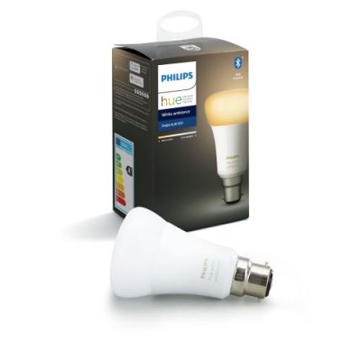PHILIPS Ampoule  Hue White Ambiance Blanc chaud Blanc froid B22 9,5 W