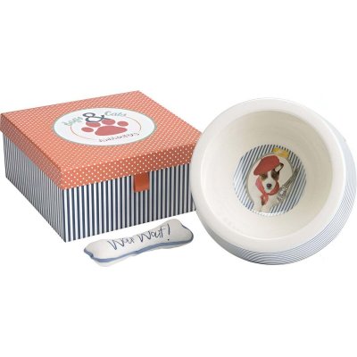 AMADEUS Animalerie Set Cadeau pour Chien Gamelle et Jouet