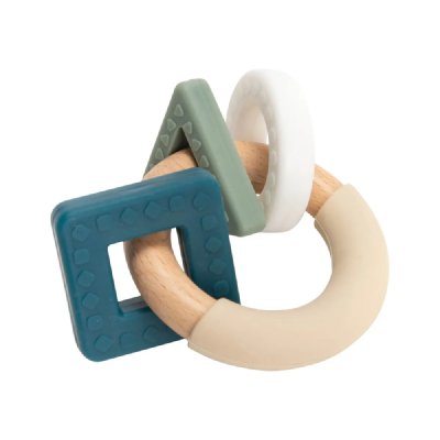 AMADEUS Anneau de dentition bleu et vert -  - Bleu - Silicone