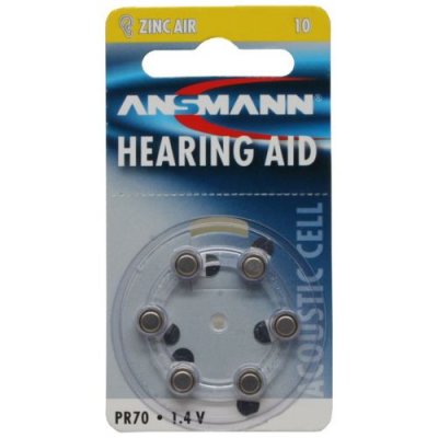 ANSMANN  - Batterie 6 x PR70 - Zinc Air 