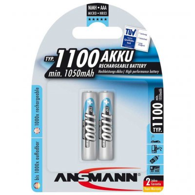 ANSMANN  Batteries 5035222 HR03 / AAA blister de 2