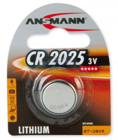 ANSMANN  CR 2025 Batterie &agrave; usage unique CR2025 Lithium-Ion (Li-Ion)