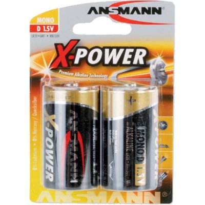 ANSMANN  pile alcaline X-Power, Mono (D), 2 pcs. pack (5015633) 