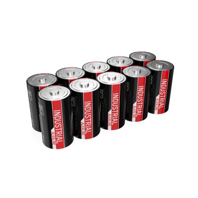 ANSMANN  Piles alcalines industrielles Mono D LR20 10 pcs 1504-0000
