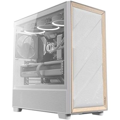 ANTEC  Flux Gaming Case W/ Glass Side, E-atx, Multi Vent Design, Mesh/