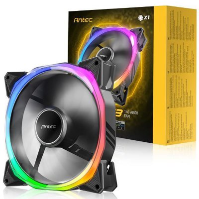 ANTEC  Fusion T3 140 ARGB PWM Boitier PC Ventilateur 14 cm Noir 1 pi&egrave;ce(s) - Neuf