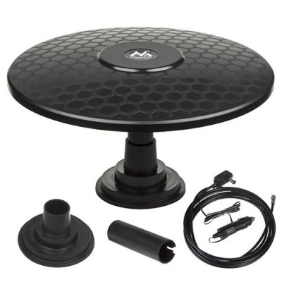 MACLEAN Antenne omnidirectionnelle 12 / 24V magn&eacute;tique DVB-T/T2 H.265 HEVC MCTV-945